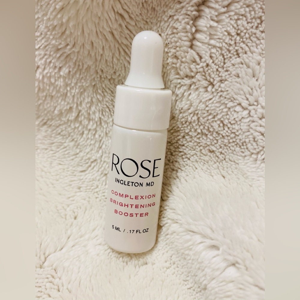 ROSE Ingleton MD Complexion Brightening Booster Serum.Tiny travel size .17 fl oz